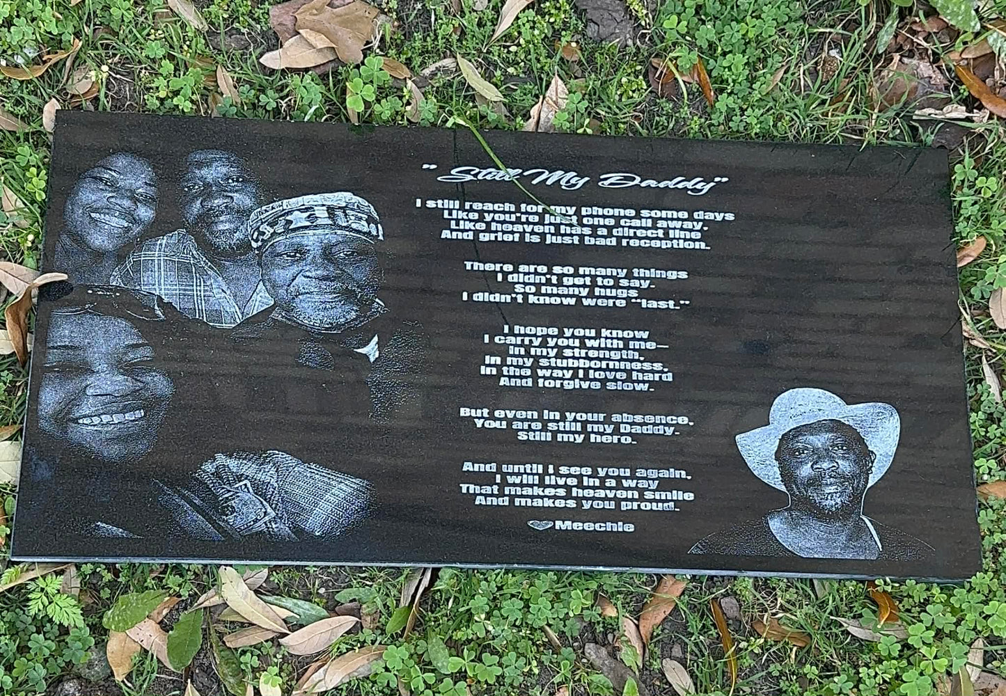 Custom Engraved Garden Stones/Memorial Headstones