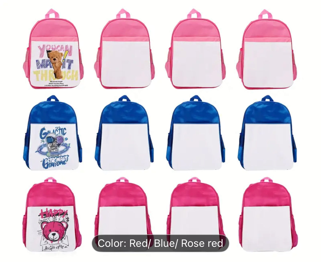 π Sublimation Backpacks β Perfect for Back-to-School!