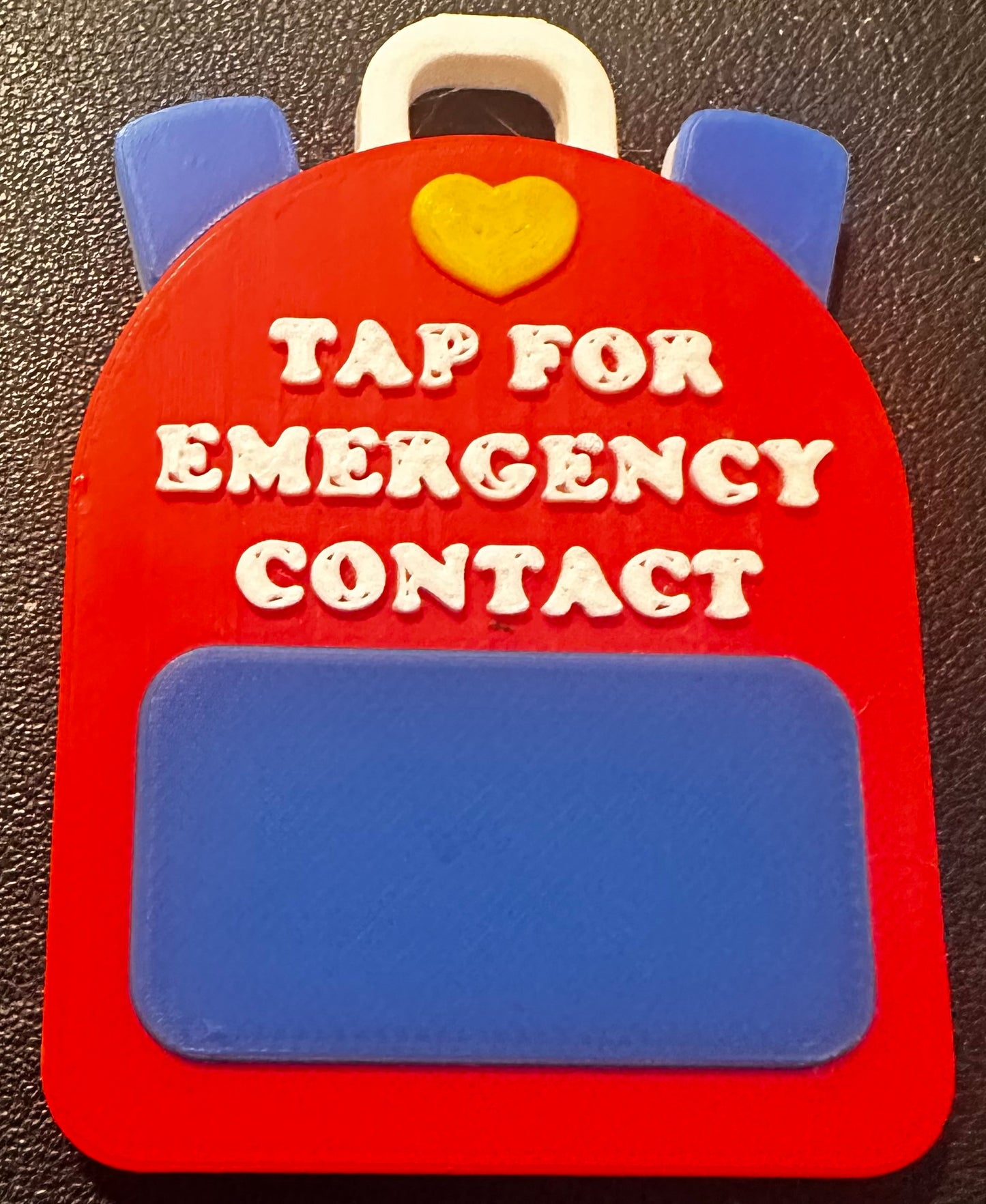 Happy Accidents - Scannable Emergency Contact Backpack NFC Tags