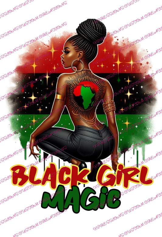 Black Girl Magic 20oz Skinny/Straight Tumbler