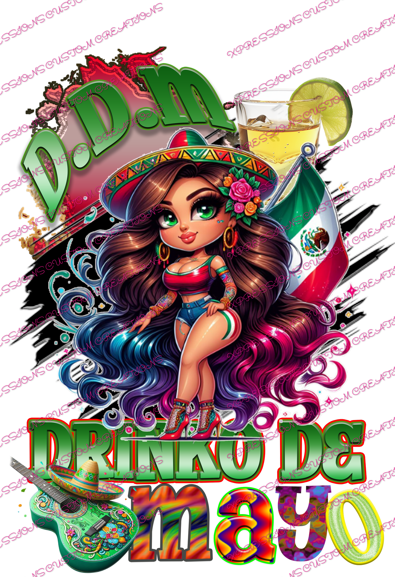 Cinco de Mayo ~ Sublimation PRINT ONLY - We Print you Press!