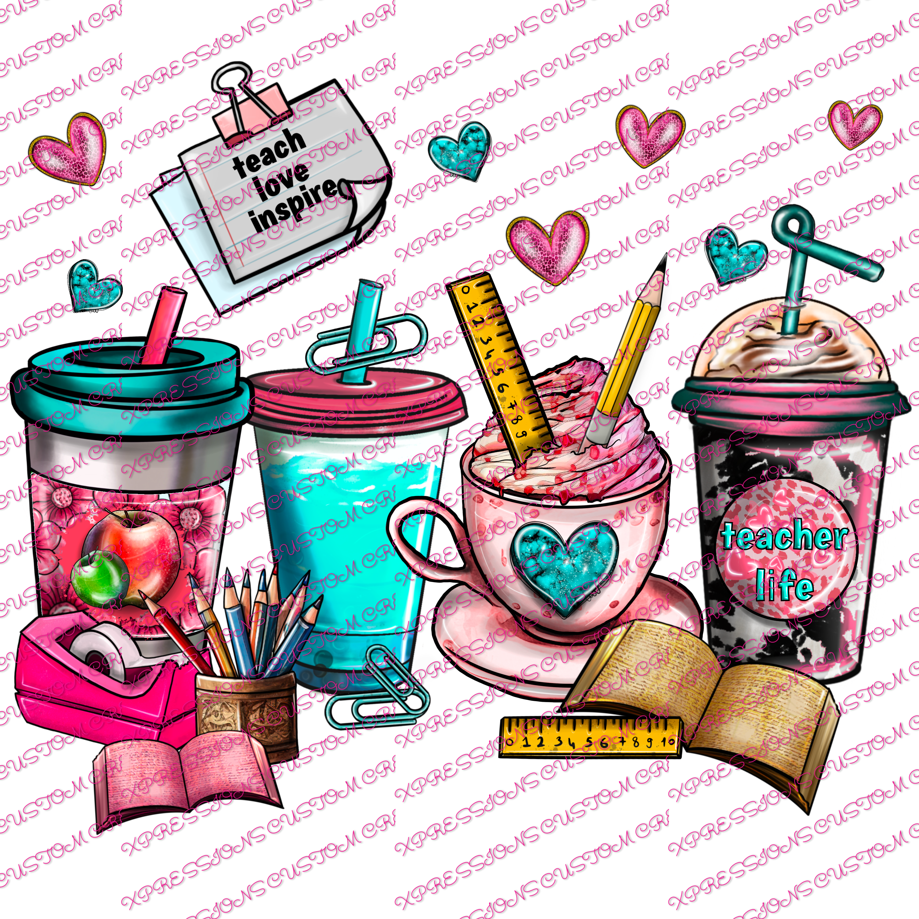 Teacher ~ DTF PRINTS ONLY - We Print you Press!