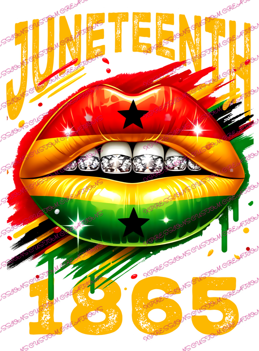 Juneteenth Graffiti/1865 ~ Sublimation PRINT ONLY - We Print you Press!