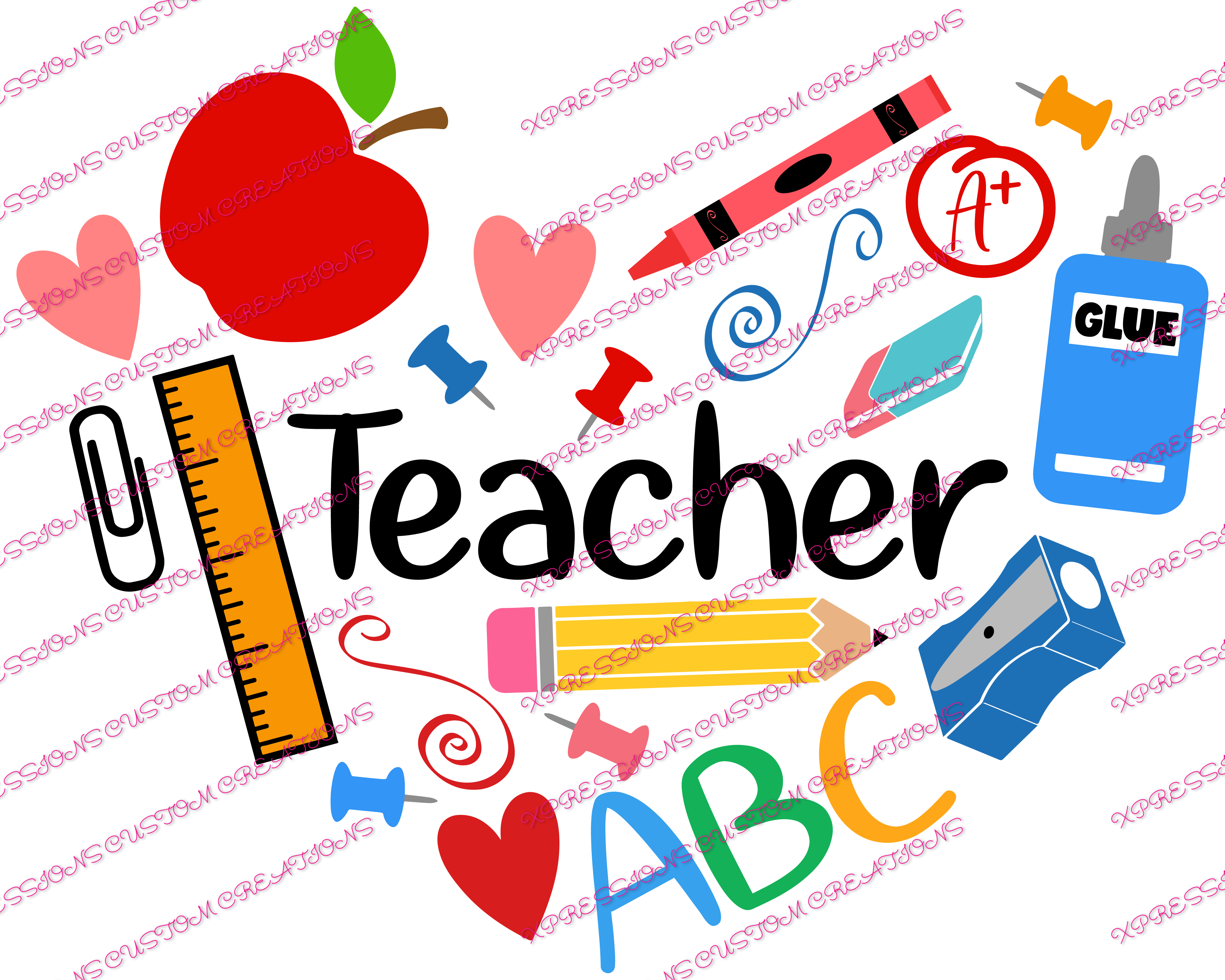 Teacher ~ DTF PRINTS ONLY - We Print you Press!