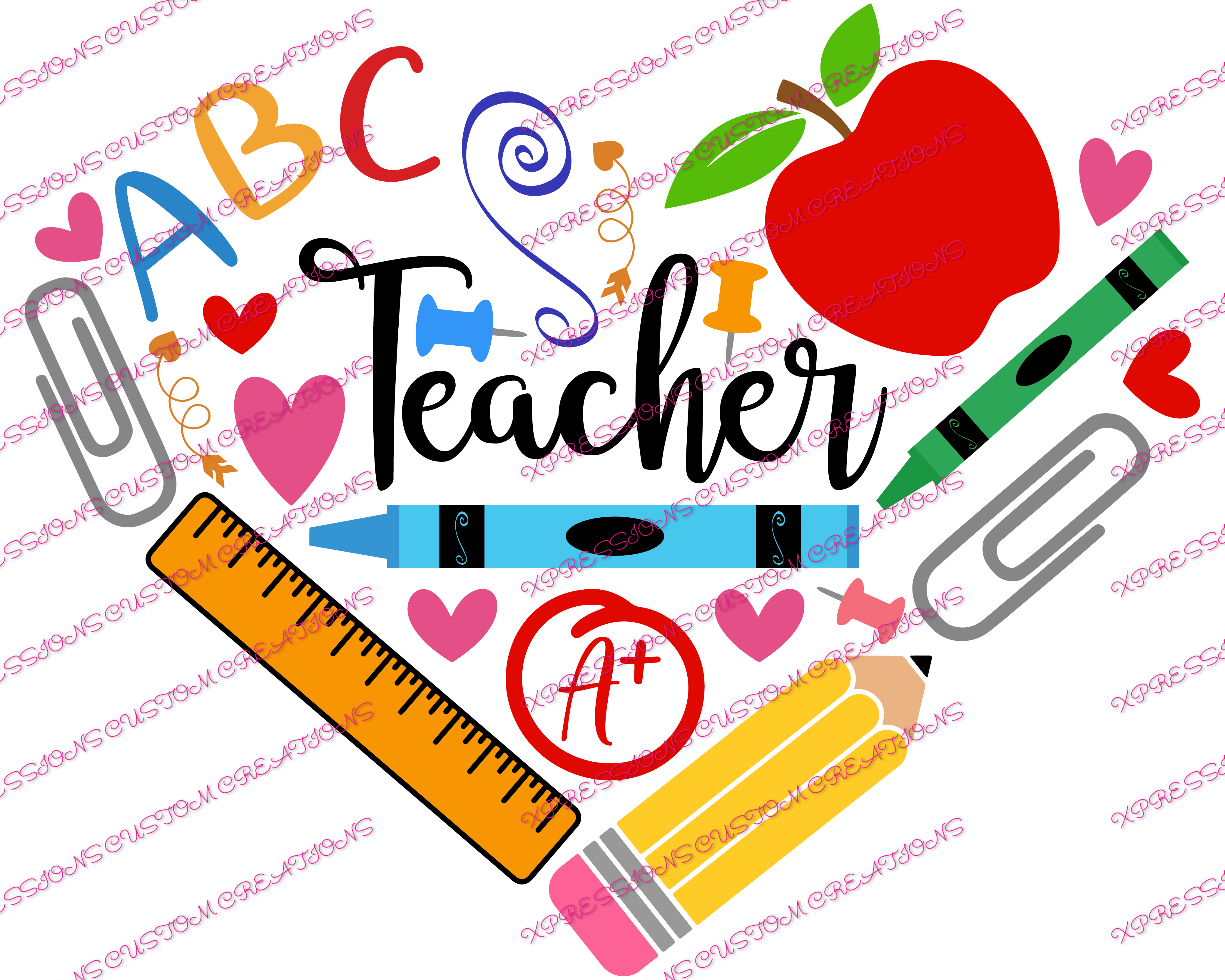 Teacher ~ DTF PRINTS ONLY - We Print you Press!