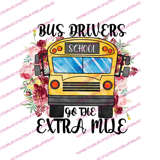 Bus Driver ~ DTF PRINT ONLY - We Print you Press!