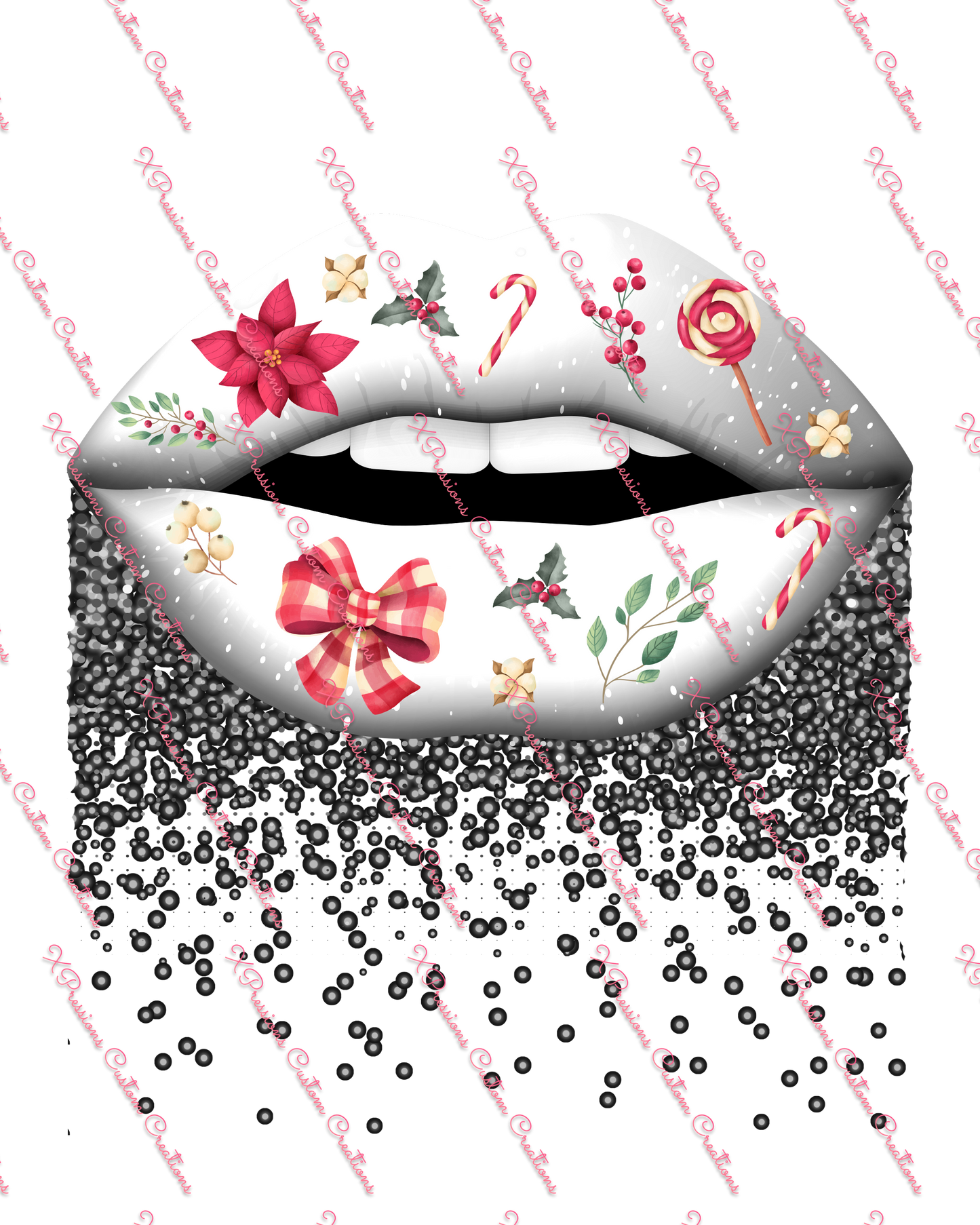 X-Mas Lips - Digitial File Bundle