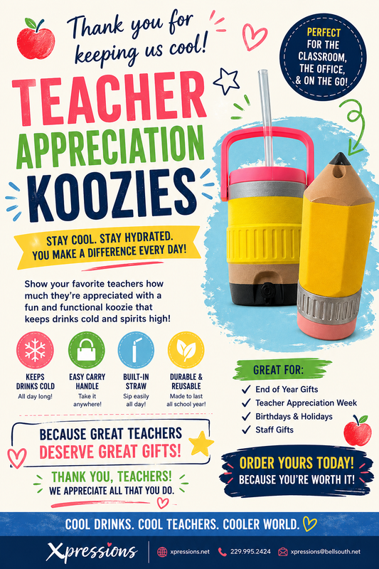 Teacher Appreciation Koozie – Stay Cool & Stylish
