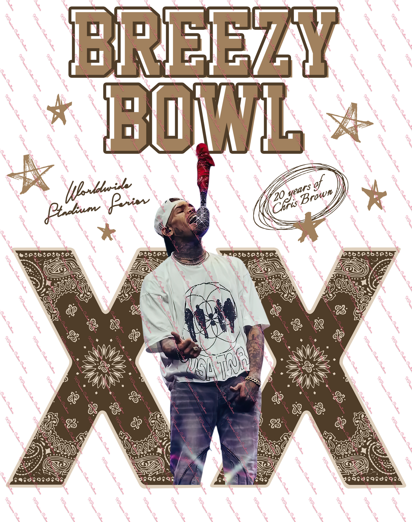 🖤 Chris Brown Concert Shirts