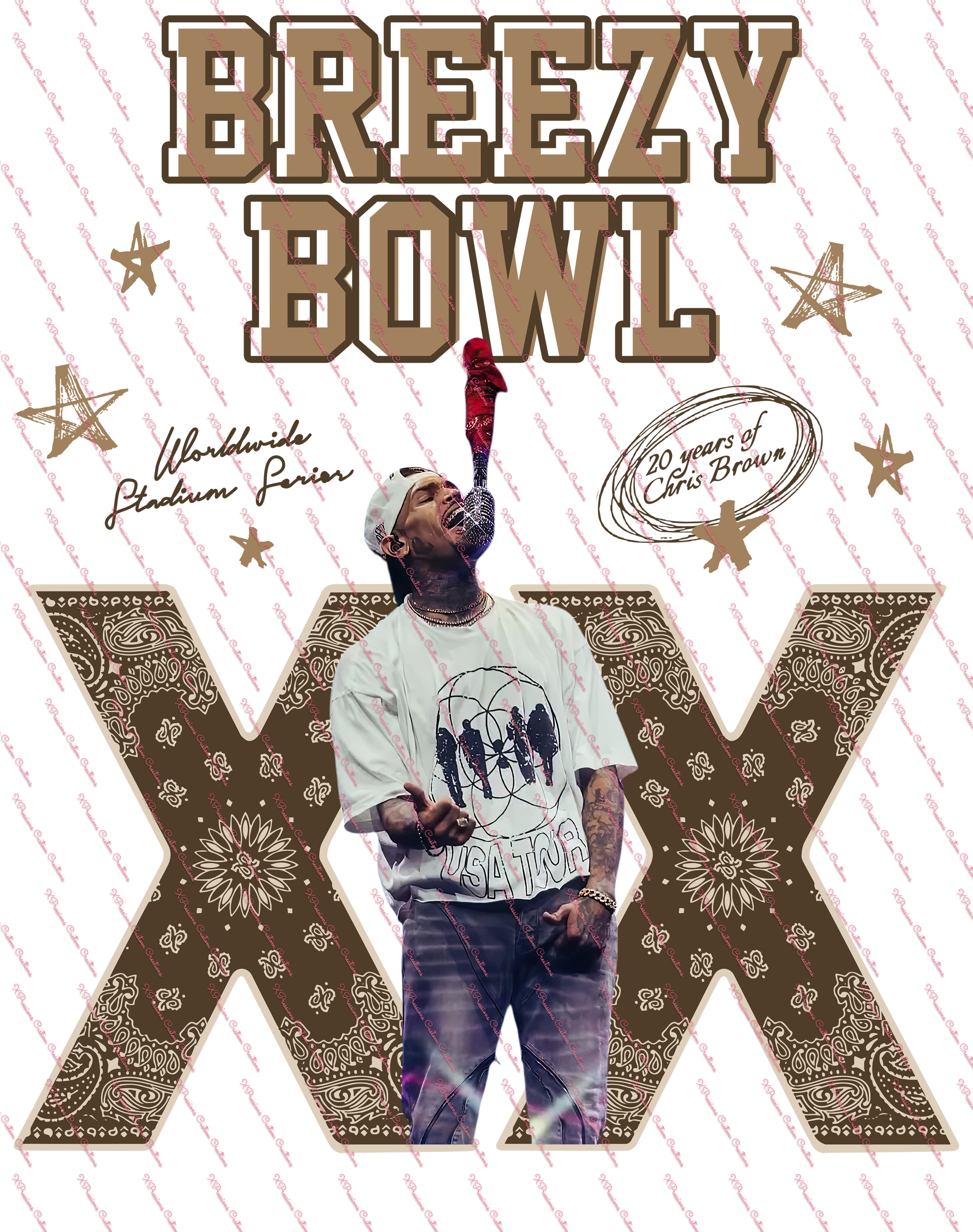🖤 Chris Brown Concert Shirts
