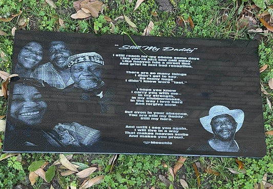 Custom Engraved Garden Stones/Memorial Headstones