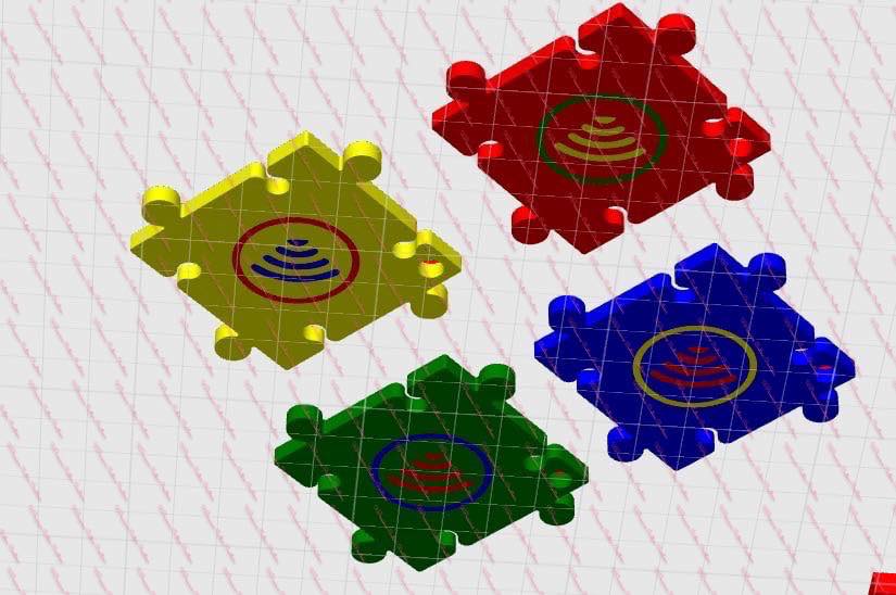 VENDORS ONLY - Scannable Emergency Contact Autism Puzzle NFC Tags