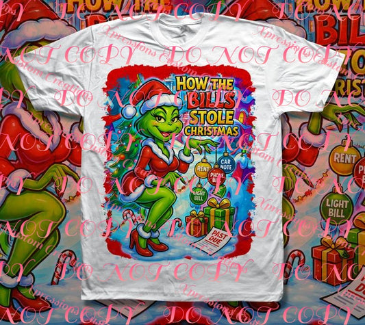 Grinch Christmas DTF Prints