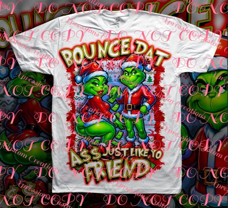 Grinch Christmas DTF Prints