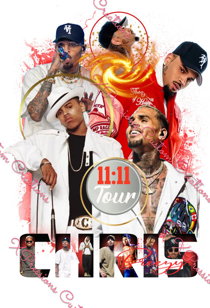 🖤 Chris Brown Concert Shirts