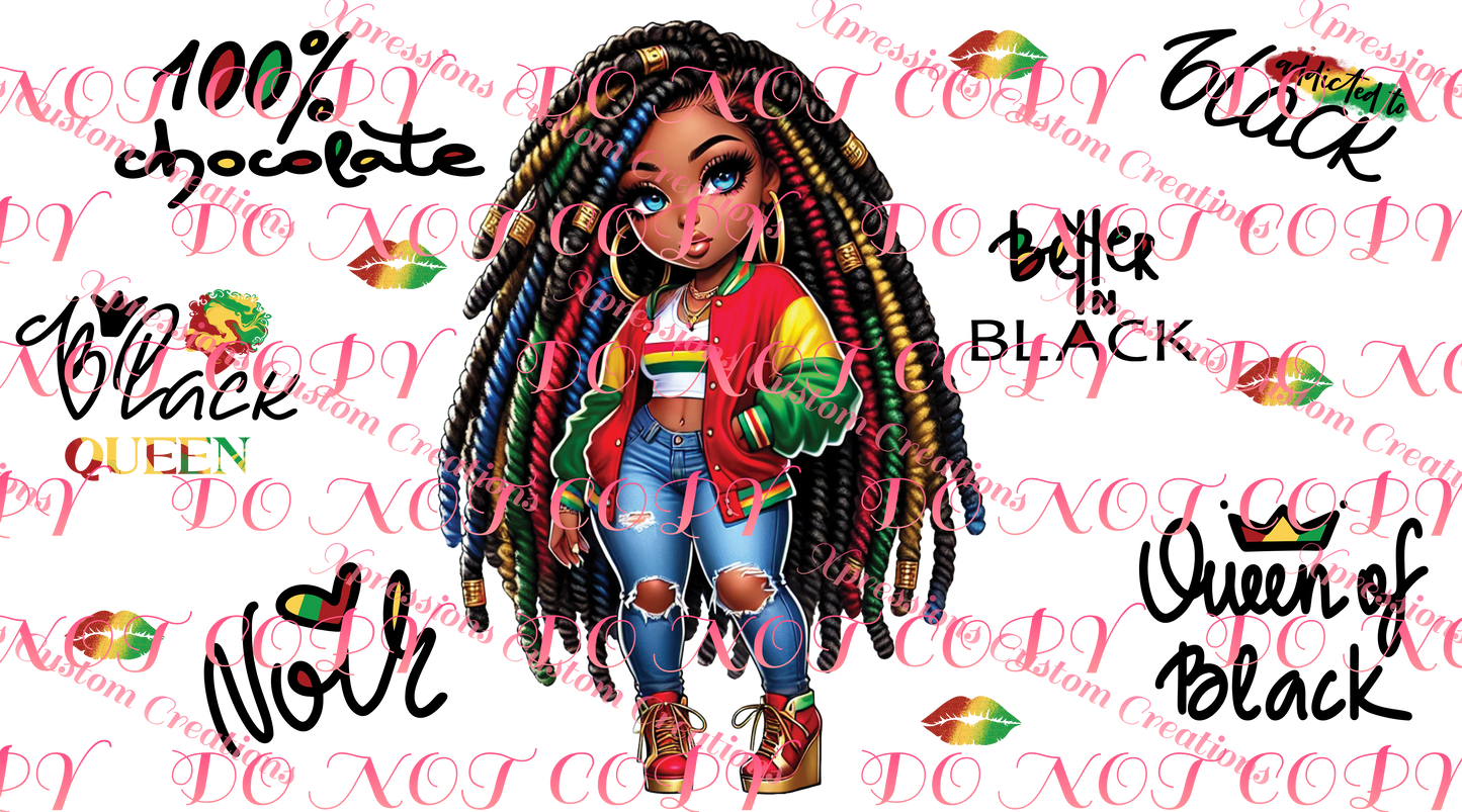 Bouijee Family Exclusive:  Black History/Juneteenth UV DTF Cup Wraps