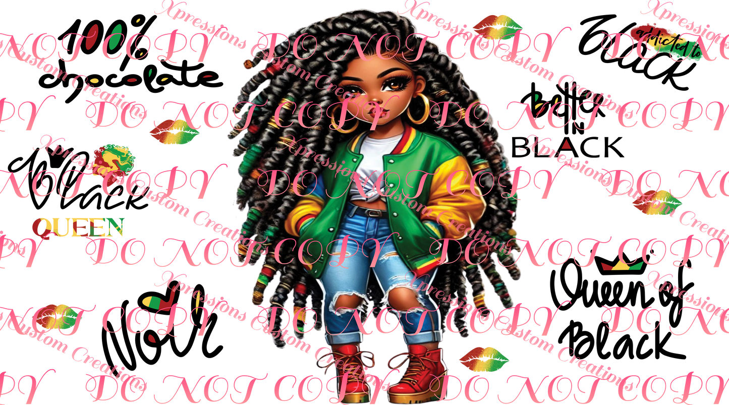 Bouijee Family Exclusive:  Black History/Juneteenth UV DTF Cup Wraps