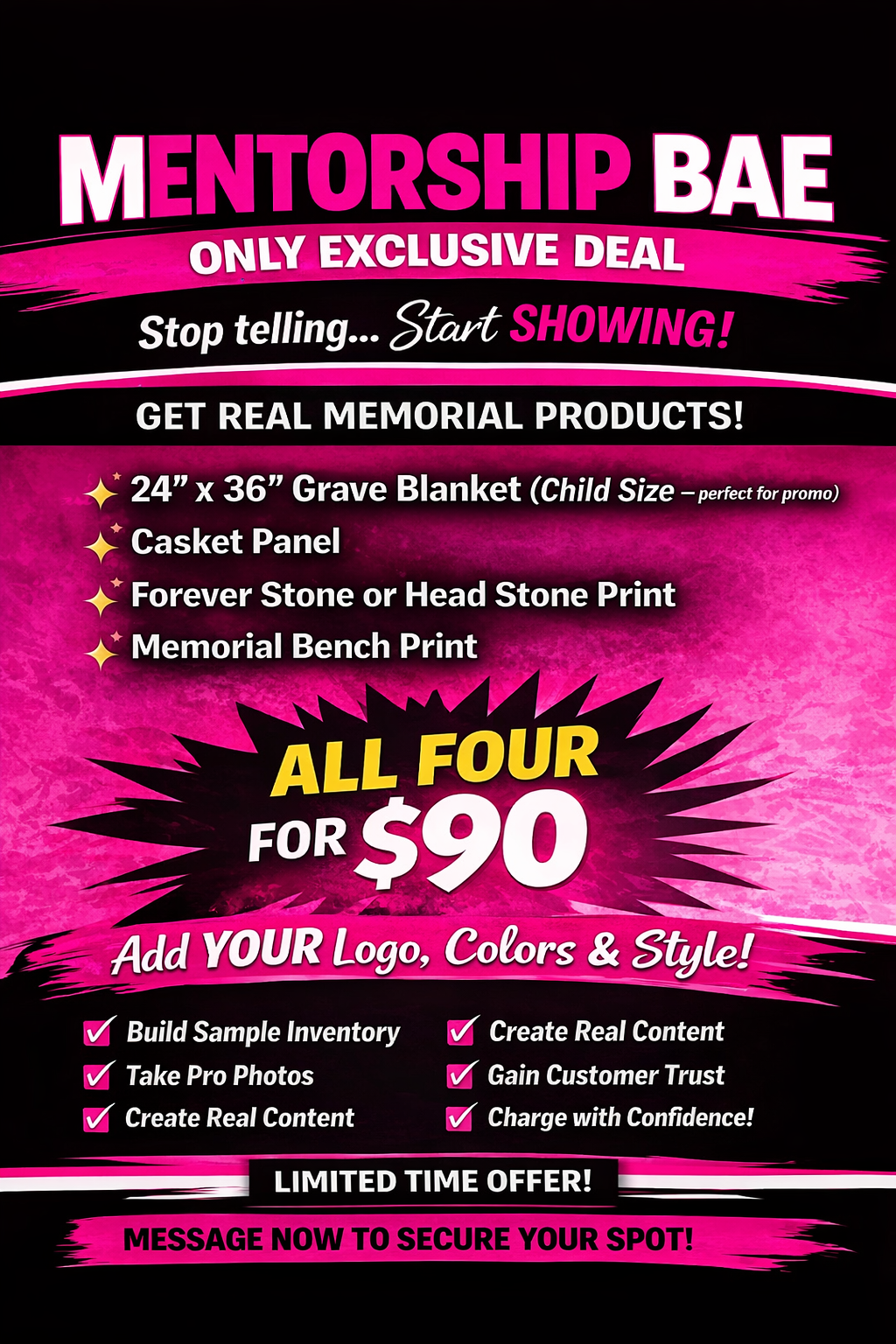 Mentorship Bae Memorial Sample Pack ~  Bouijee Family Exclusive