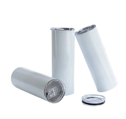 (1) Blank Customizable Straight Skinny Sublimation Tumbler