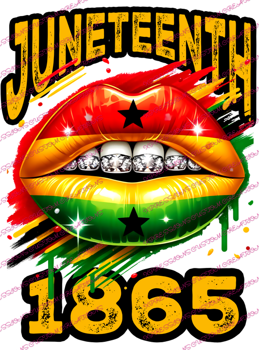 Juneteenth Graffiti/1865 ~ Sublimation PRINT ONLY - We Print you Press!