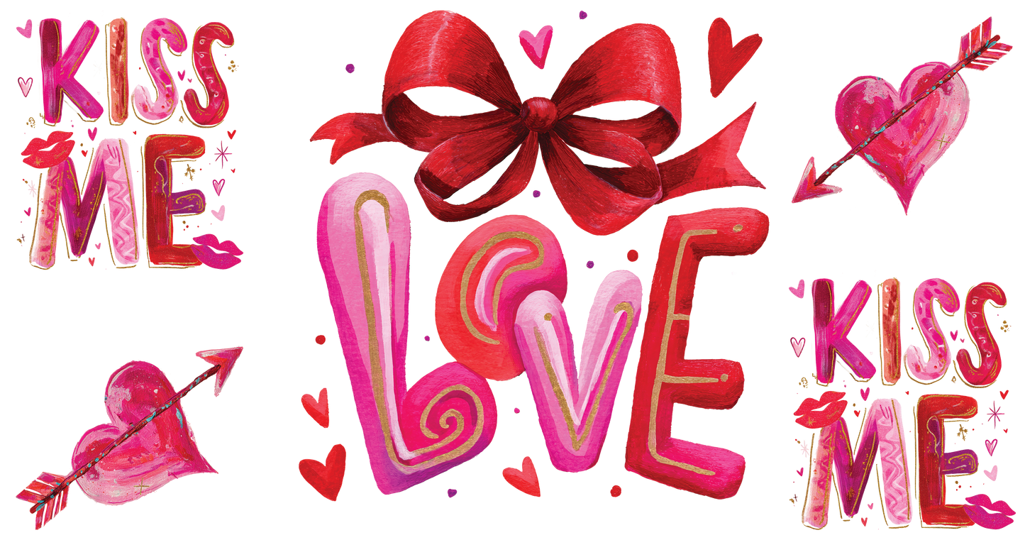 Bouijee Family Exclusive:  Valentine's Day 20oz Sublimation Tumbler Prints