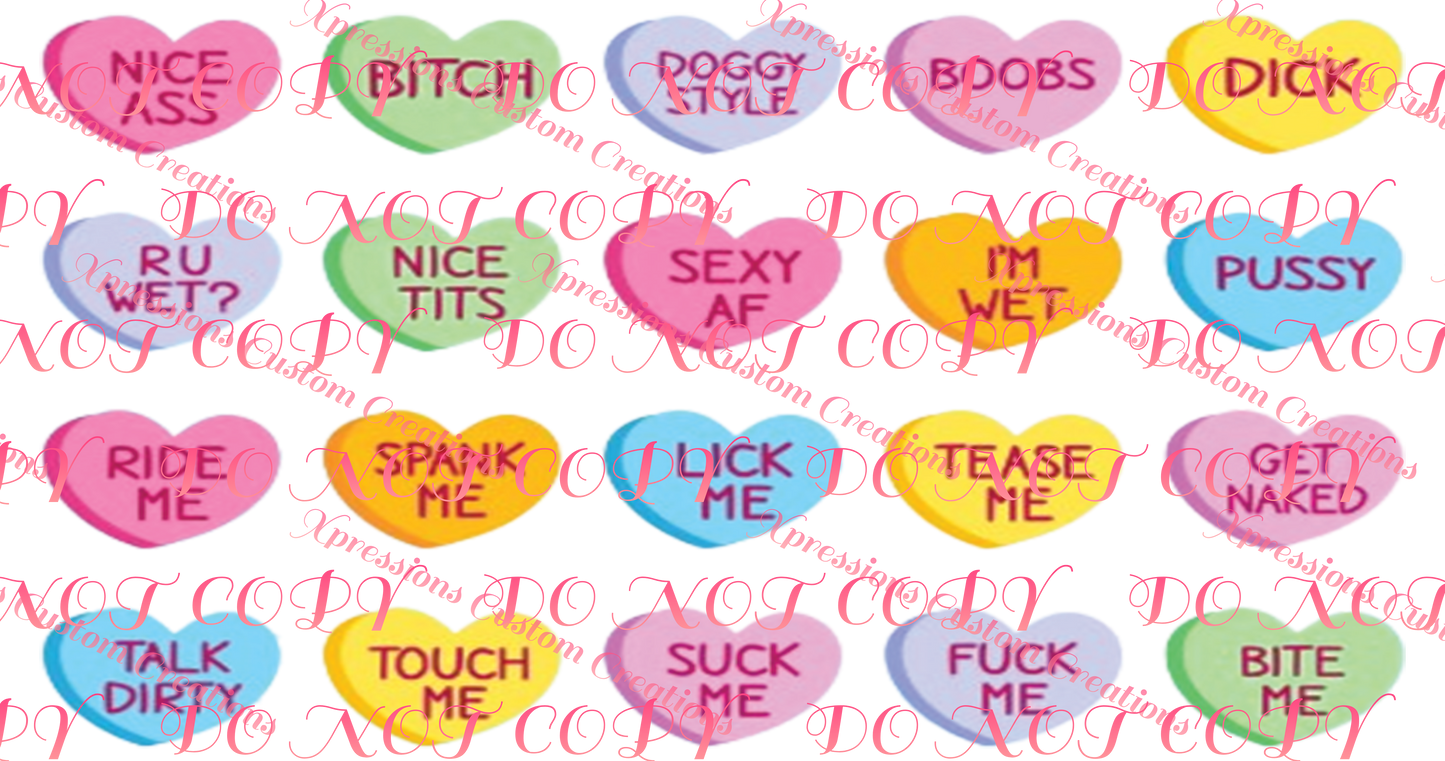 Valentine's Day UV DTF Cup Wraps ~  Bouijee Family Exclusive