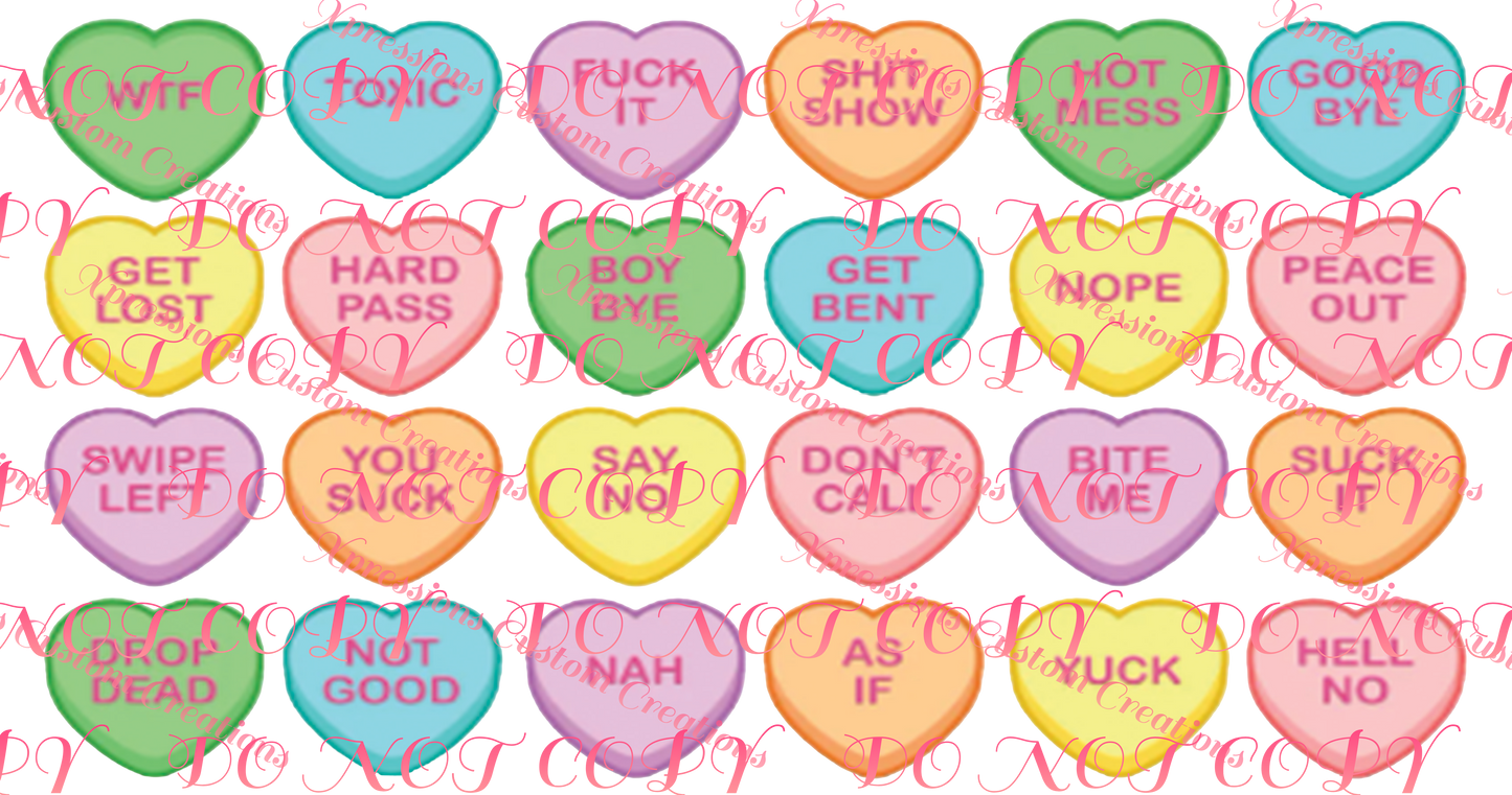 Valentine's Day UV DTF Cup Wraps ~  Bouijee Family Exclusive