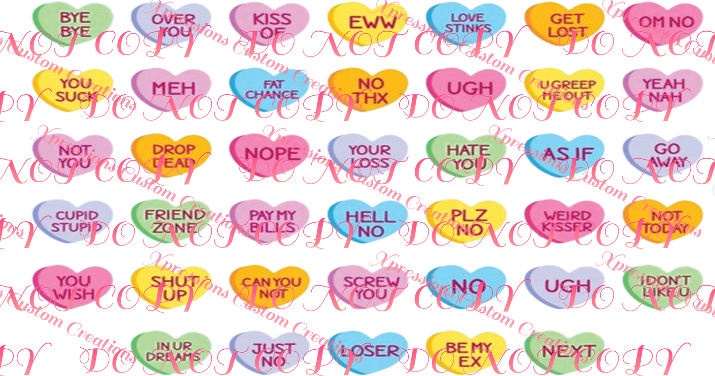 Valentine's Day UV DTF Cup Wraps ~  Bouijee Family Exclusive