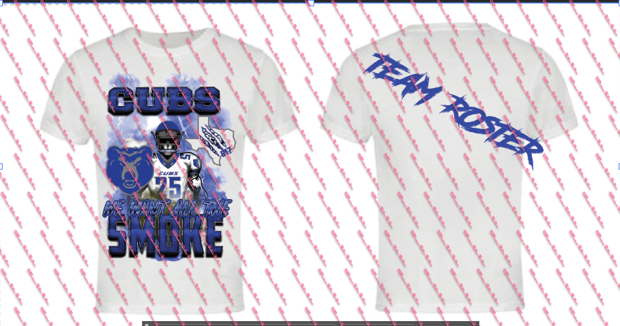 Adult Sizes - Cubs 10U Team Shirts