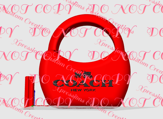 Coach Designer Inspired Purse 3D STL Print File