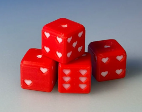 Dice w/ Hearts ~  Bouijee Family Exclusive