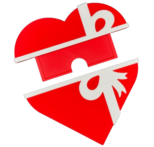 Heart Gift Card Holder ~ Bouijee Family Exclusive