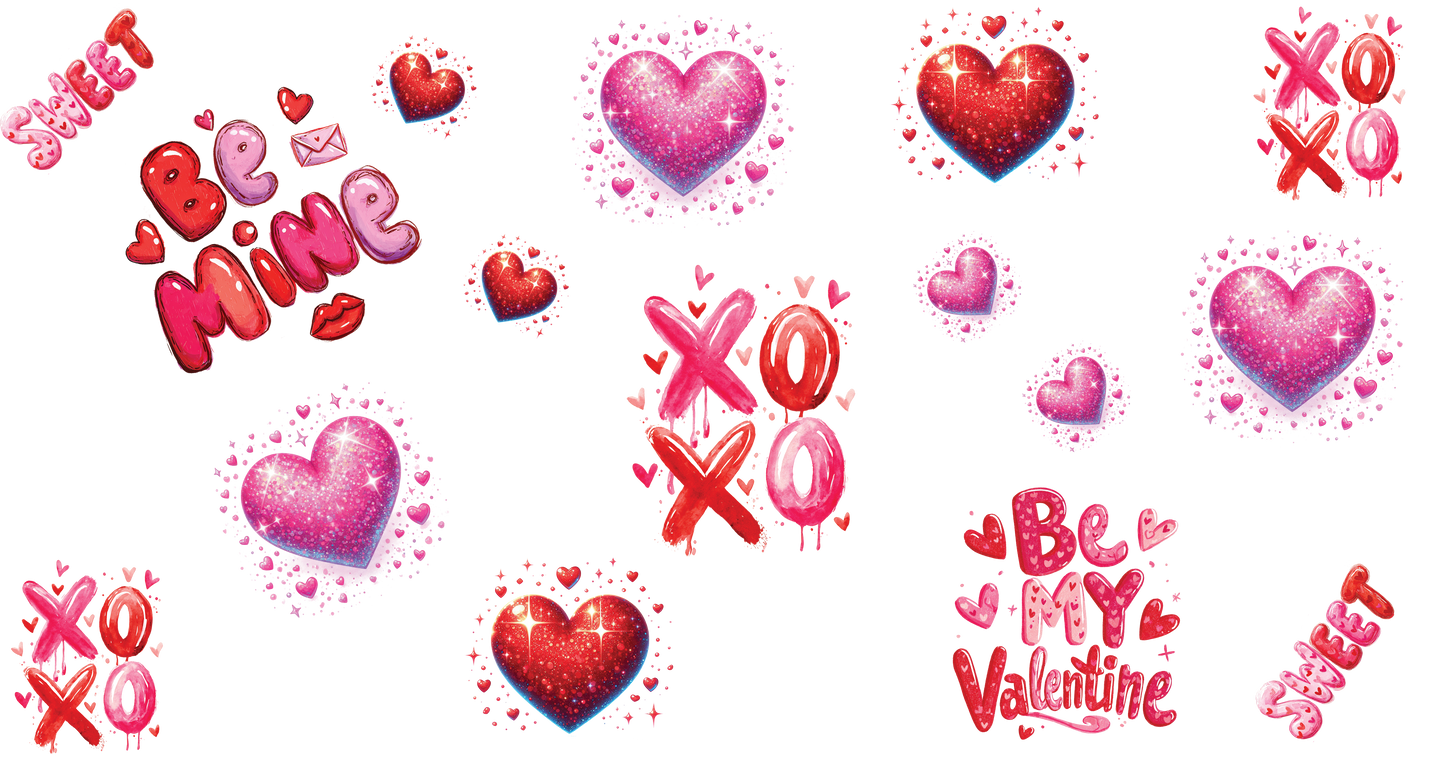 Bouijee Family Exclusive:  Valentine's Day 20oz Sublimation Tumbler Prints