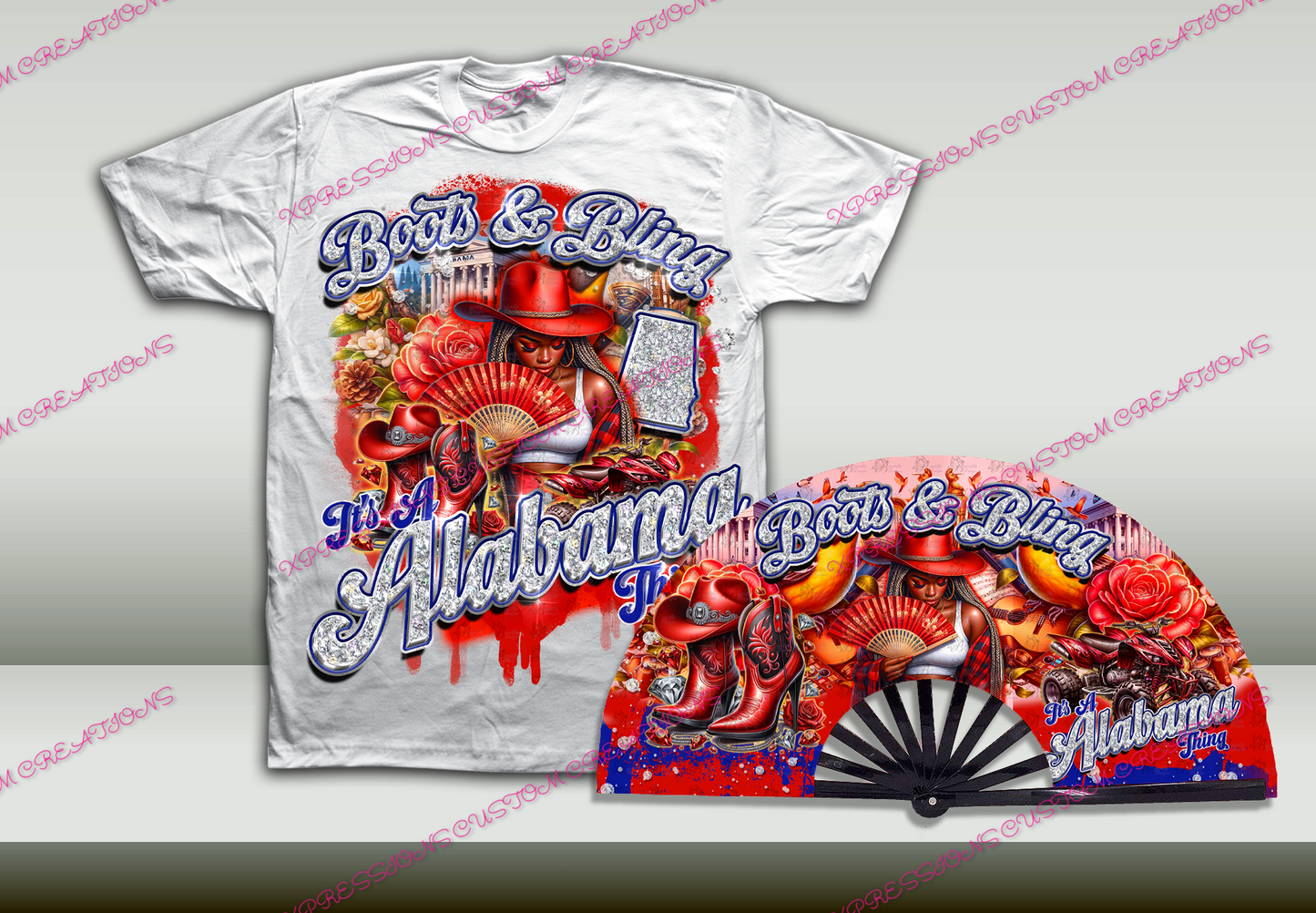 City/States Boots & Bling - SHIRT ONLY