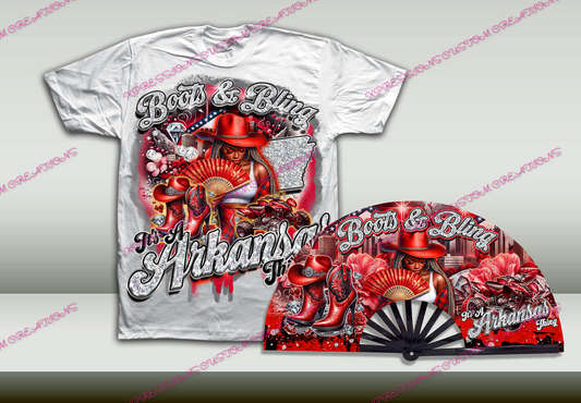 City/States Boots & Bling - SHIRT ONLY