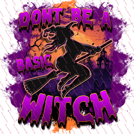 Don’t Be a Basic Witch Halloween Tee 🎃🧙🏾‍♀️
