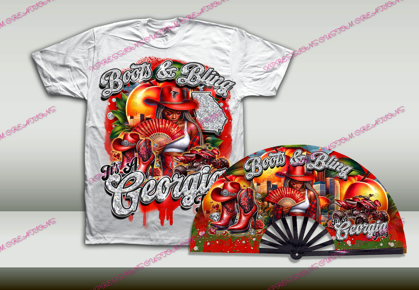 City/States Boots & Bling - SHIRT ONLY