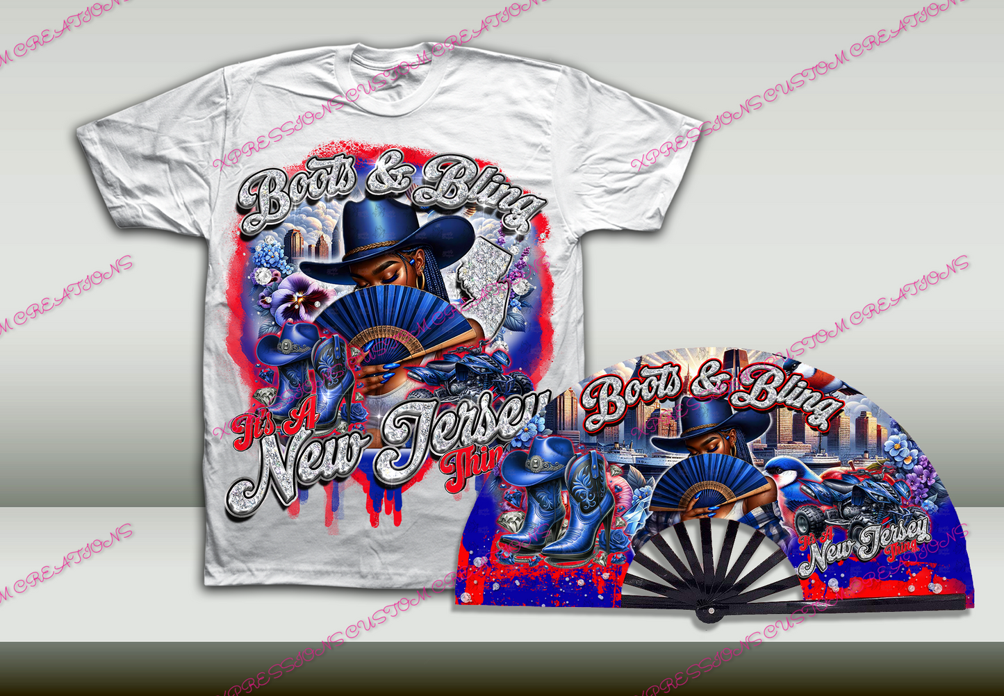 City/States Boots & Bling - SHIRT ONLY