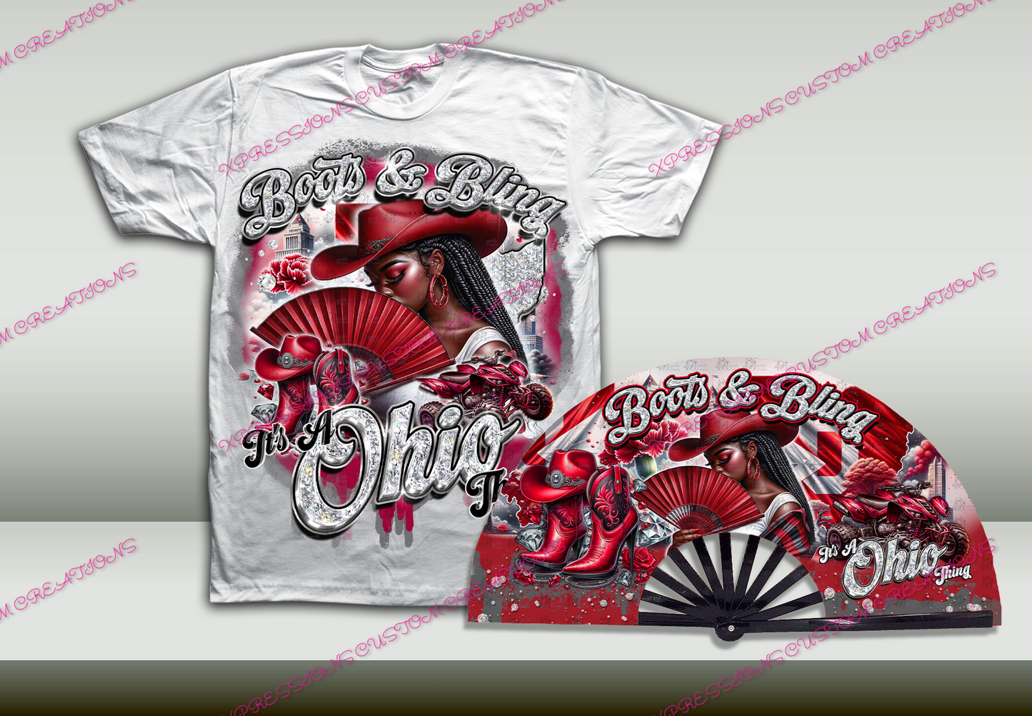 City/States Boots & Bling - SHIRT ONLY