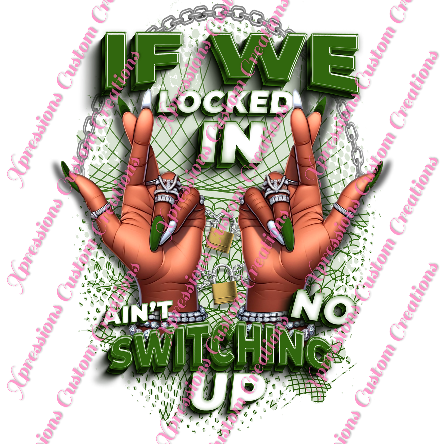 If We Locked In ~ DTF PRINTS ONLY -  We Print you Press!