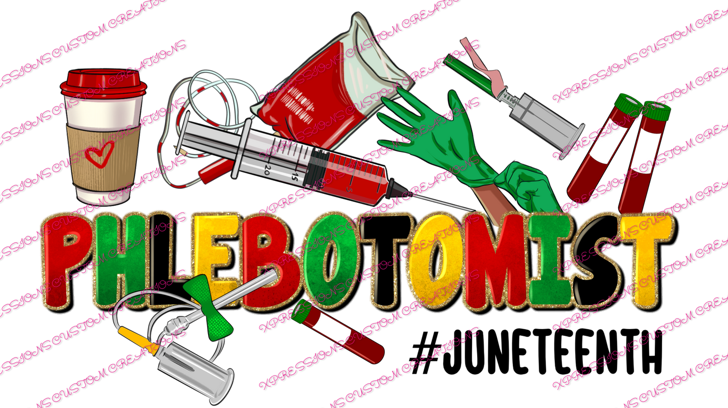 Juneteenth - Career Inspired ~ DTF PRINT ONLY -   We Print you Press