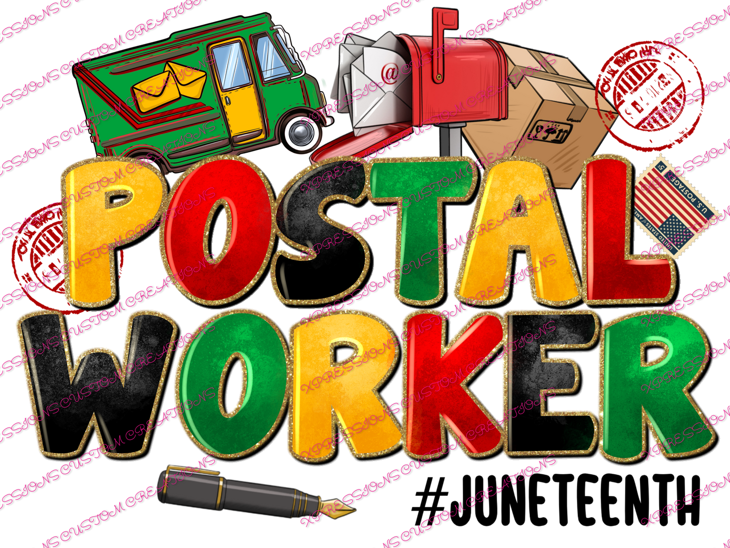 Juneteenth - Career Inspired ~ DTF PRINT ONLY -   We Print you Press