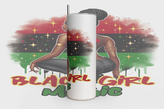 Black Girl Magic 20oz Skinny/Straight Tumbler