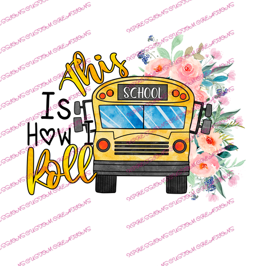 Bus Driver ~ DTF PRINT ONLY - We Print you Press!