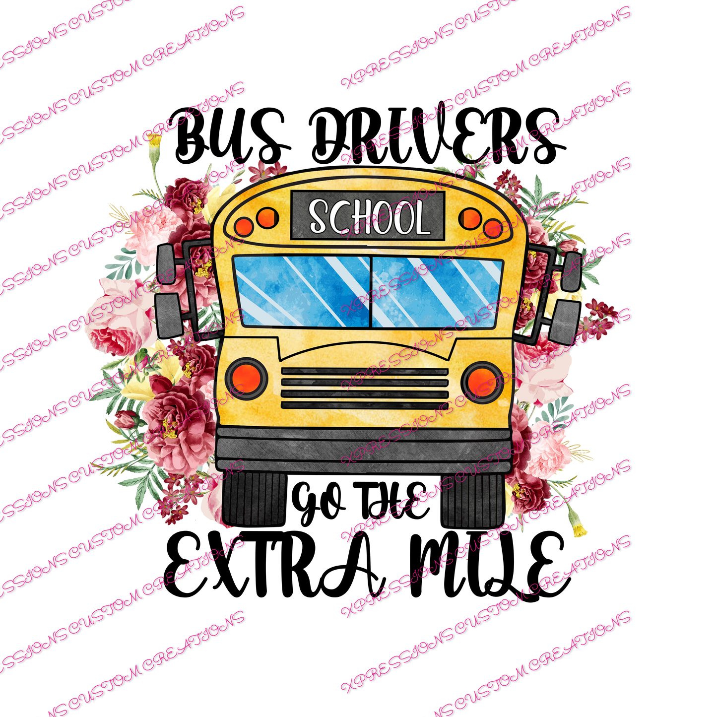 Bus Driver ~ DTF PRINT ONLY - We Print you Press!