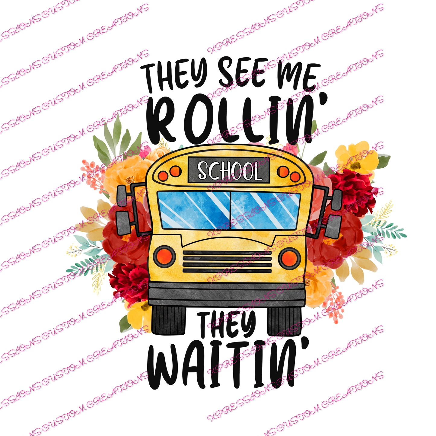 Bus Driver ~ DTF PRINT ONLY - We Print you Press!