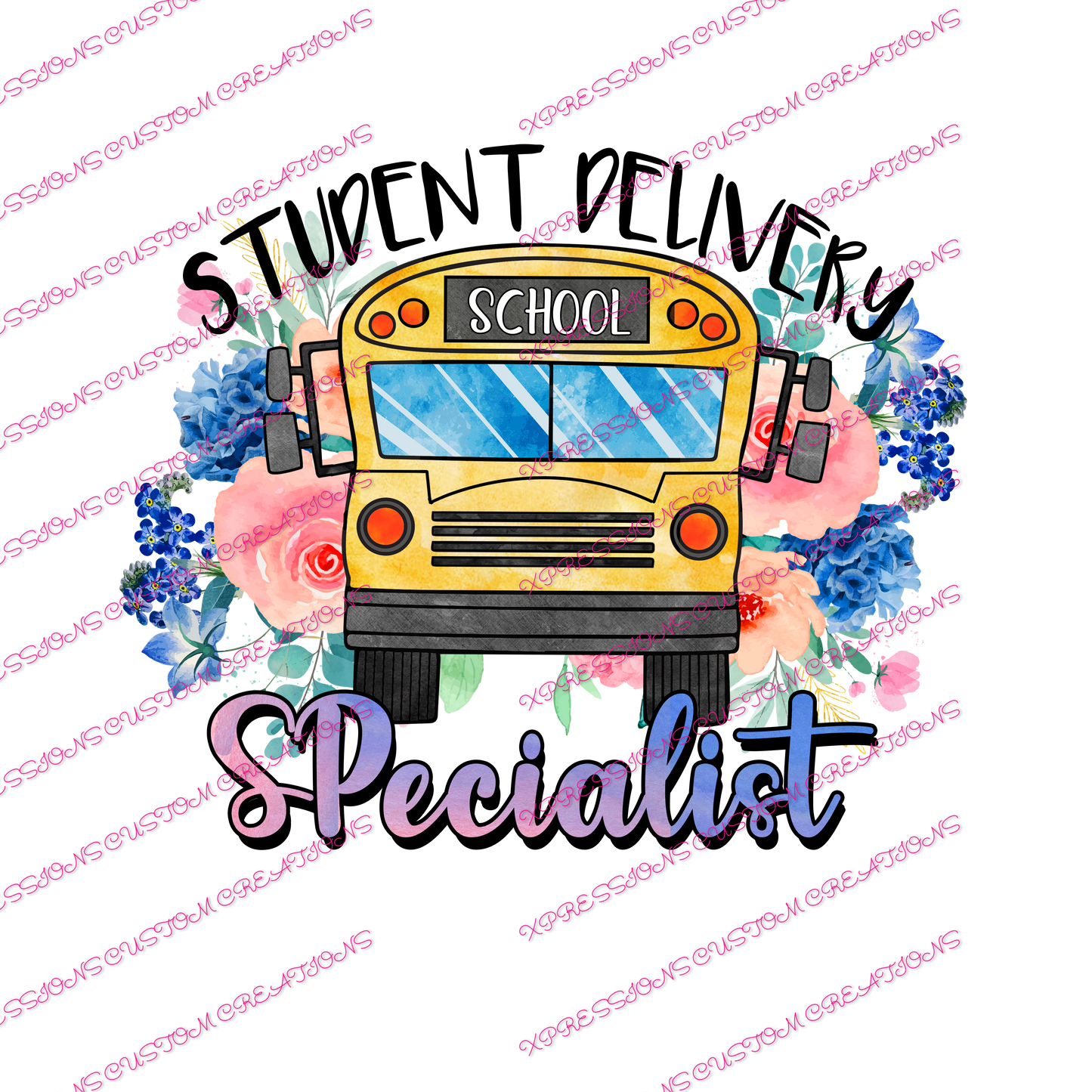 Bus Driver ~ DTF PRINT ONLY - We Print you Press!