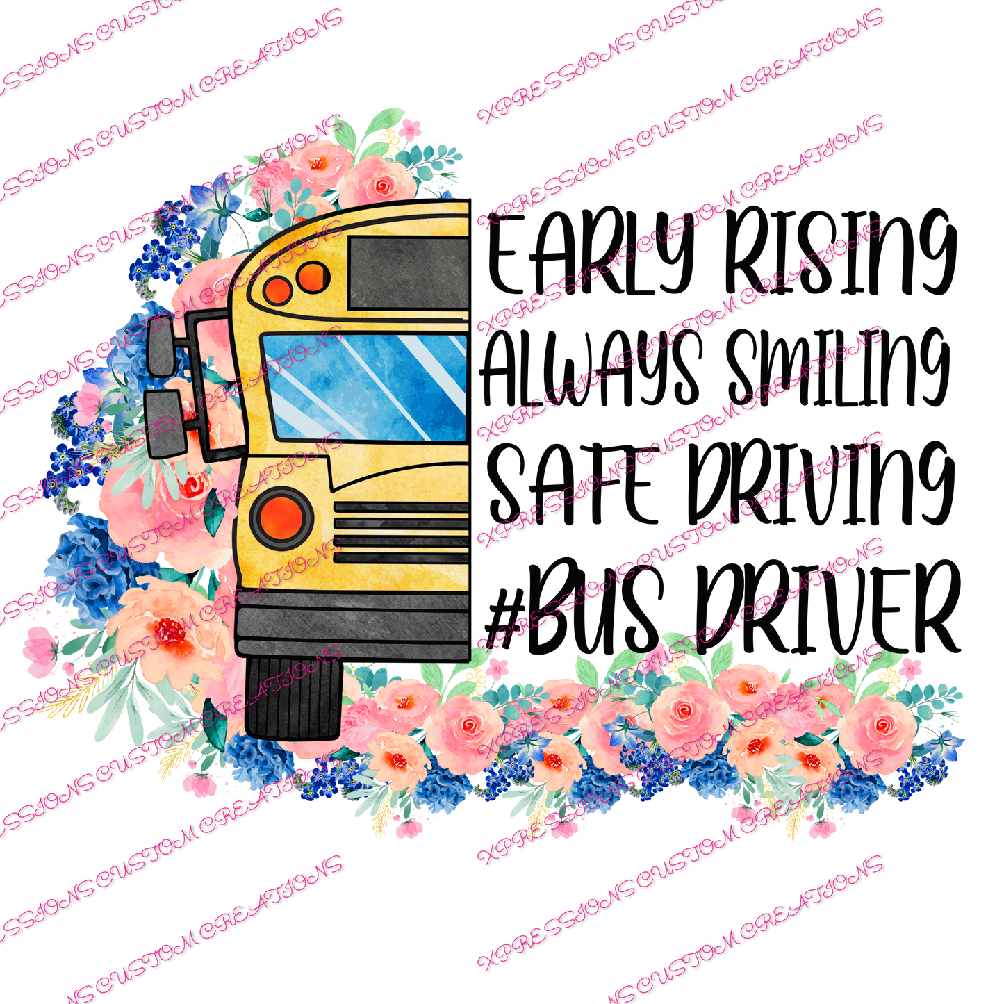 Bus Driver ~ DTF PRINT ONLY - We Print you Press!