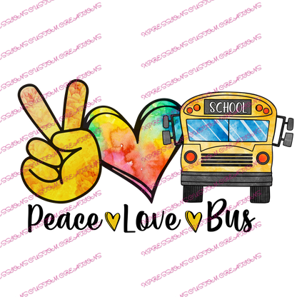 Bus Driver ~ DTF PRINT ONLY - We Print you Press!