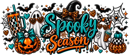 Spooky Season cup wrap artwork